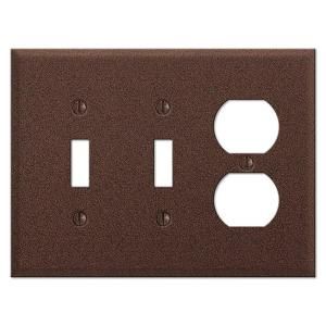Creative Accents 3 Gang Combination Wall Plate   Rust 9RU116