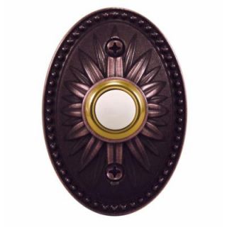 Heath Zenith Wired Bronze Finish LED Key Finder Push Button DW 931