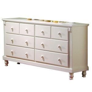 HomeSullivan Old World Inspired Dresser in White 40875W 5