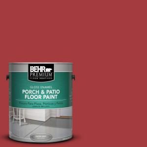 BEHR Premium 1 Gal. #PFC 03 Red Baron Gloss Porch and Patio Floor Paint 673001