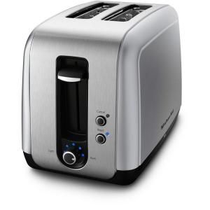 KitchenAid 2 Slice Toaster in Contour Silver DISCONTINUED KMT211CU