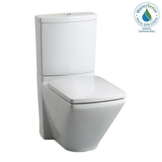 KOHLER Escale 2 Piece 1.6 GPF High Efficiency Dual Flush Elongated Toilet in White K 3588 0