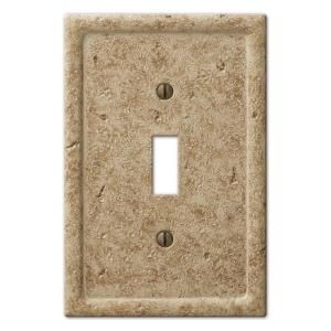 Creative Accents Stone 1 Toggle Wall Plate   Noce 869NOCE01
