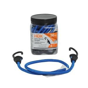 HDX 36 in. Super Duty Bungee Cords (4 Pack) 4T990N