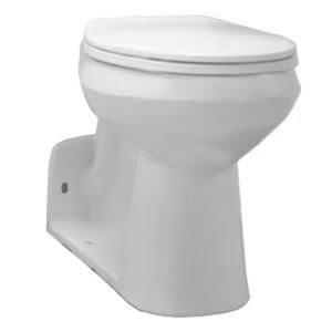 Crane EconoMiser Relaxed Height 1.6 GPF Elongated Back Outlet Toilet Bowl Only in White DISCONTINUED 3830 100