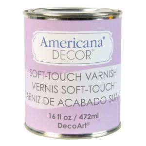 DecoArt Americana Decor 16 oz. Clear Soft Touch Varnish ADM03 83