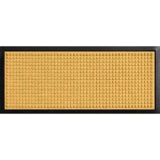Bungalow Flooring Aqua Shield Boot Tray Squares Yellow 15 in. x 36 in. Pet Mat 20447661536