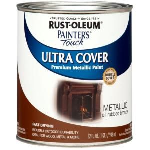 Rust Oleum Painters Touch 32 oz. Ultra Cover Metallic Oil Rubbed Bronze General Purpose 254101