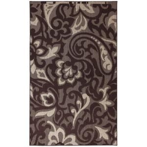 Mohawk Forte ErmIne,Oyster and Mushroom 5 ft. x 8 ft. Area Rug 289188
