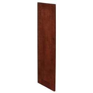 Home Decorators Collection 12x42x.75 in. Matching Wall End Panel in Kingsbridge Cabernet MWEP42 KCB