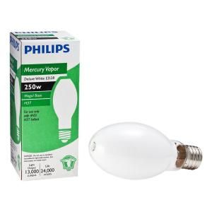 Philips 250 Watt ED28 Mercury Vapor Deluxe High Intensity Discharge HID Light Bulb 140806