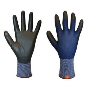 Dickies Blue Polyester Glove with Polyurethane Palm Coating D69911