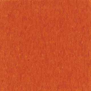 Armstrong Imperial Texture VCT 12 in.x 12 in. Pumpkin Orange Standard Excelon Commercial Vinyl Tile(45 sq ft/case) 51813031