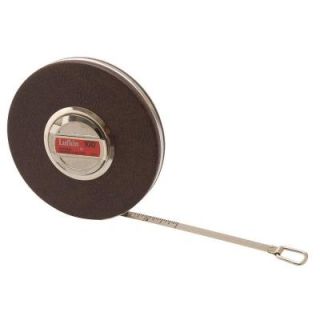 Lufkin 3/8 in. x 100 ft. Anchor Chrome Clad Tape Measure C21616THBLK
