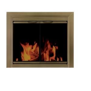 Pleasant Hearth Cahill Small Glass Fireplace Doors CA 3200