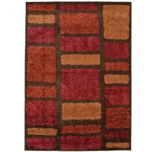 Orian Rugs Moodie Blues Rouge 5 ft. 3 in. x 7 ft. 6 in. Area Rug 211368