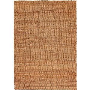 LR Resources Contemporary Natural Rectangle 7 ft. 9 in. x 9 ft. 9 in. Braided Natural Fiber Indoor Area Rug LR03304   NAT810
