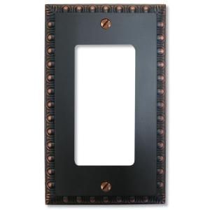 Amerelle Reaissance 1 Decorator Wall Plate   Aged Bronze DISCONTINUED 90RVB