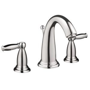 Hansgrohe Swing C 8 in. Widespread 2 Handle Mid Arc Bathroom Faucet in Chrome with Lever Handles 06117000