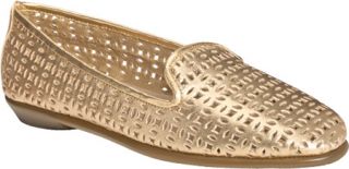 Womens Aerosoles You Betcha   Soft Gold Leather Loafers