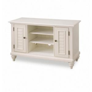 Home Styles Bermuda Brushed White TV Stand 5543 09
