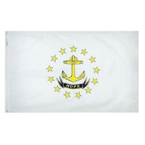 Annin Flagmakers 4 ft. x 6 ft. Rhode Island State Flag 144770