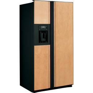 GE Profile 23.34 cu. ft. Side by Side Refrigerator in Black, Counter Depth PZS23KPEBV