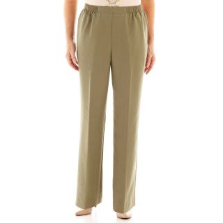 Alfred Dunner Call of the Wild Pull On Pants, Olive, Womens