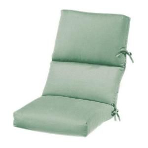 Mist Sunbrella High Back Outdoor Chair Cushion 1573310340