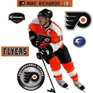 Fathead 18 in. x 32 in. Mike Richards Philadelphia Flyers Wall Decal FH15 15237