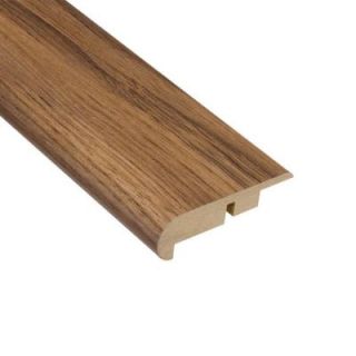 Home Legend Harmony Walnut 11.13 mm Thick x 2 1/4 in. Width x 94 in. Length Laminate Stair Nose Molding HL1008SN