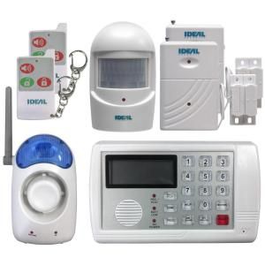 IDEAL Security 7 Piece Wireless Home Security Alarm System with Telephone Notification Dialer SK634