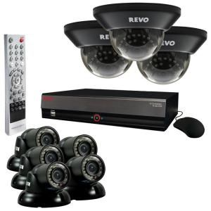 Revo 16 Channel 3TB Video Surveillance System with Wired (8) 700 TVL Quick Connect Cameras R164D3GT5G 3T