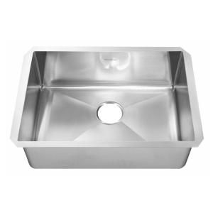 American Standard Prevoir Undermount Brushed Stainless Steel 32x18x10 in. 0 Hole Single Bowl Kitchen Sink DISCONTINUED 12SB.321800.073