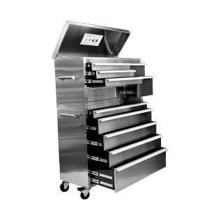 Trinity 41 in. Stainless Steel Tool Chest   Combo THL RT24411