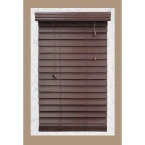 Home Decorators Collection Brexley 2 1/2 in. Premium Wood Blind, 64 in. Length (Price Varies by Size) 23152