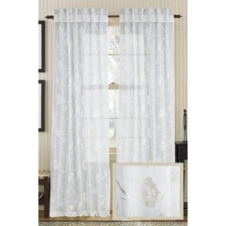 Fine Living Regal Cotton Org Ivory Rod Pocket Curtain 169