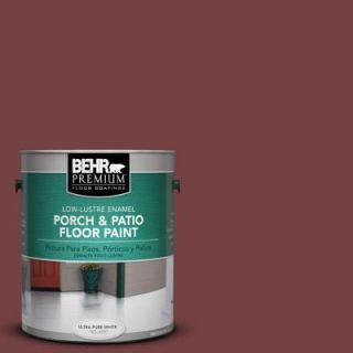 BEHR Premium 1 Gal. #PFC 04 Tile Red Low Lustre Porch and Patio Floor Paint 630001