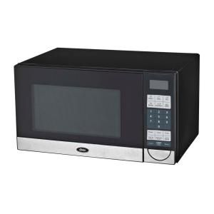 Oster 0.9 cu. ft. 900 Watt Countertop Microwave in Black/Stainless Steel OGB5902