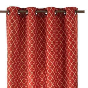 Home Decorators Collection Chili Ogee Grommet Curtain, 84 in. Length 1623957