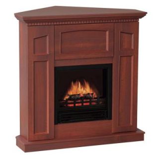 Quality Craft 36 in. Corner Electric Fireplace in Medium Cherry MM769D 36FMC
