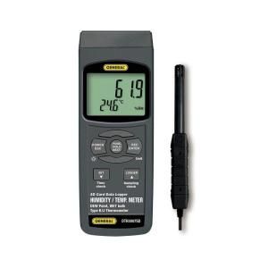 General Tools Thermo Hygrometer With SD Card DTH3007SD
