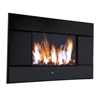 Pleasant Hearth Evoke 31 1/2 in. Wall Mount LCD Electric Fireplace in Black L32 50