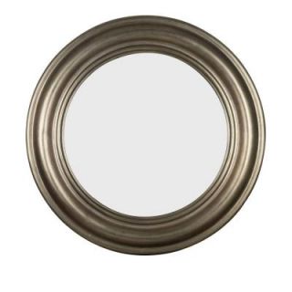 Home Decorators Collection Nob Hill 32 in. Round Polyurethane Framed Mirror 60027