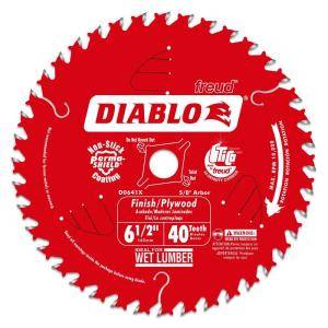 Diablo 6 1/2 in. x 40 Tooth Circular Saw Blade D0641R