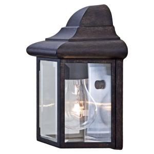 Acclaim Lighting Pocket Lantern Collection Wall Mount 1 Light Outdoor Black Coral Fixture 6001BC