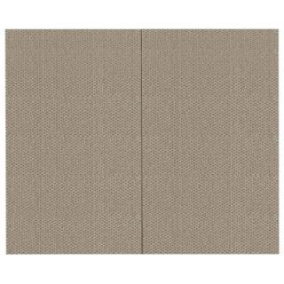 SoftWall Finishing Systems 44 sq. ft. Chrome Fabric Covered Top Kit Wall Panel SW6421191676