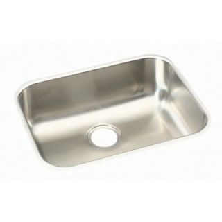 Elkay Elumina Undermount Stainless Steel 23 1/2x18 1/4x 8 in. 0 Hole Single Bowl Kitchen Sink in Satin EGUH2115