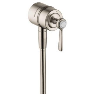 Hansgrohe AX Montreux 1 Handle Fix Fit Wall Outlet Valve Trim Kit in Brushed Nickel (Valve Not Required) 16883821