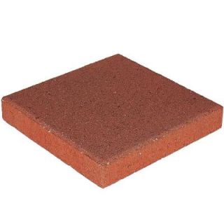 12 in. x 12 in. Red Concrete Step Stone 71251